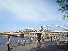 Moderna bez velké odvahy. Vítzný návrh nového mostu pod Vyehradem od 2T...