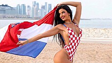 Ivana Knöllová, nejznám�j�í fanynka Chorvatska si nenechala ujít ani leto�ní...
