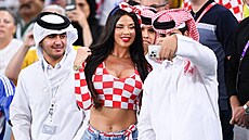 Známá chorvatská modelka a fanynka Ivana Knöllová.