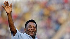 Brazilský fotbalista Pelé.