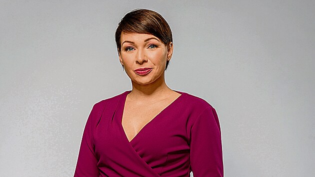 Koment�torka televize Nova B�ra Divi�ov�.