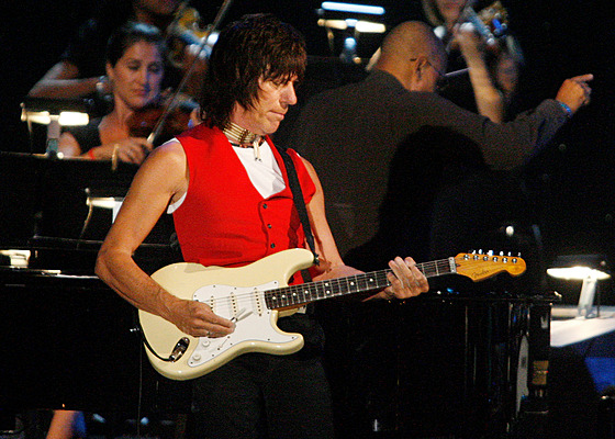 Kytarista Jeff Beck.