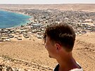 Pohled na El Salloum, egyptsko-libyijská hranice