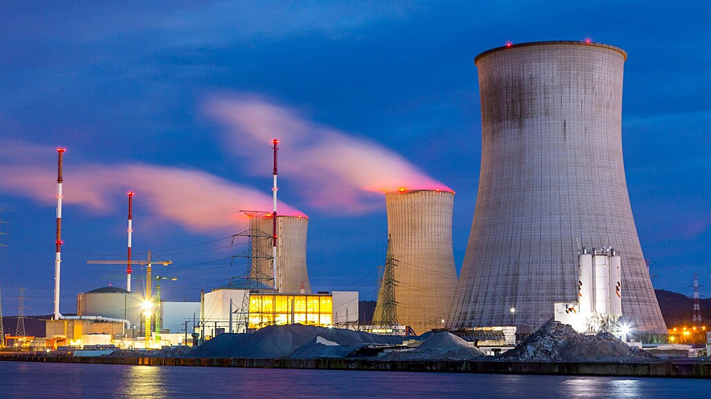 Belgická jaderná elektrárna Tihange.