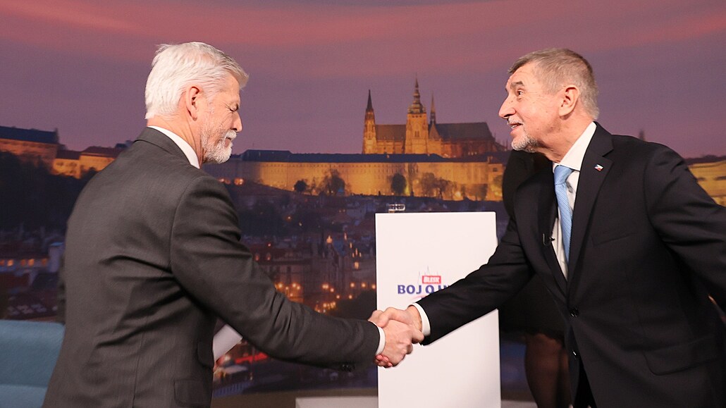 Petr Pavel a Andrej Babiš v prezidentské superdebatě deníku Blesk.