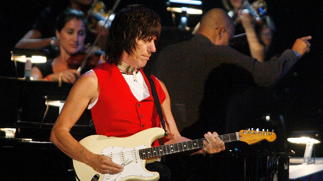 Kytarista Jeff Beck.