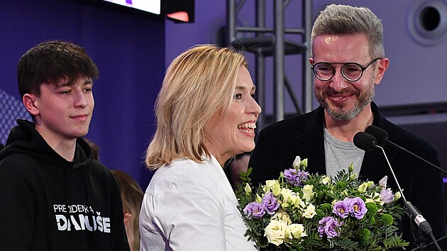 Syn Daniel, Danu�e Nerudov� a man�el Roman.