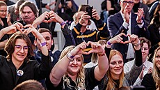 Volební �táb Danu�e Nerudové.