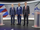 Kandidáti na prezidenta Petr Pavel s Andrejem Babiem navtívili poslední...