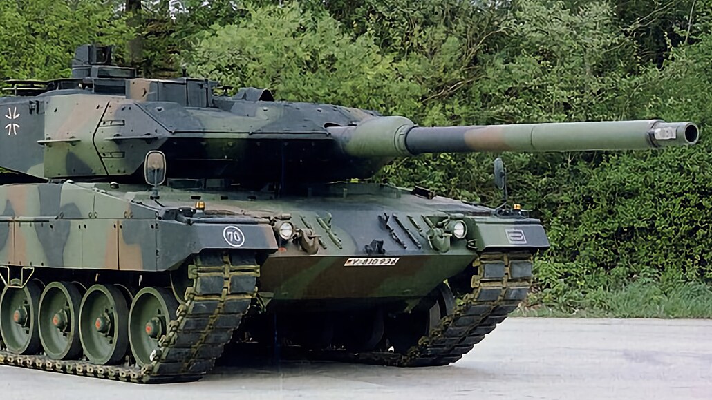 Německý tank Leopard.
