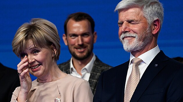 Petr Pavel, nový český prezident, s manželkou Evou.