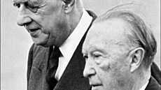 Charles de Gaulle a Konrád Adenauer. Francouzský prezident a německý kancléř... | na serveru Lidovky.cz | aktuální zprávy