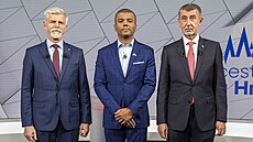 Kandidáti na prezidenta Petr Pavel s Andrejem Babišem navštívili poslední...