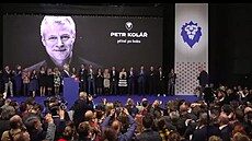 Příchod Petra Koláře na podium. | na serveru Lidovky.cz | aktuální zprávy