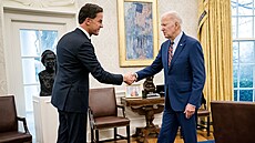 Nizozemský premiér Mark Rutte a americký prezident Joe Biden