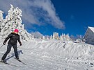 Krásná „ladovská“ zima na Serlichu v Orlických horách.