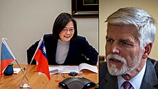 Prezidentka Tchaj-wanu Cchaj Jing-wen telefonuje se zvolenou českou hlavou...