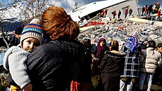 Následky zemětřesení ve východotureckém městě Gaziantep