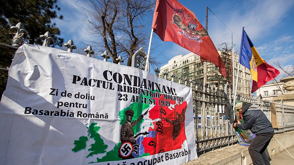 Jeden z mnoha protest v Moldavsku proti Rusm v posledních letech.