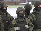 Ruské mobilizaní a výcvikové centrum pro nové vojáky u Moskvy.