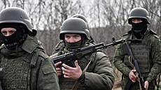 Ruské mobilizační a výcvikové centrum pro nové vojáky u Moskvy.