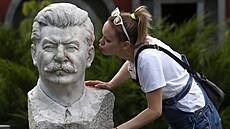 Busta Josifa Stalina v moskevském parku Muzeon