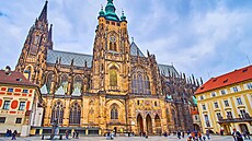 III. nádvoří Pražského hradu se svatovítskou katedrálou