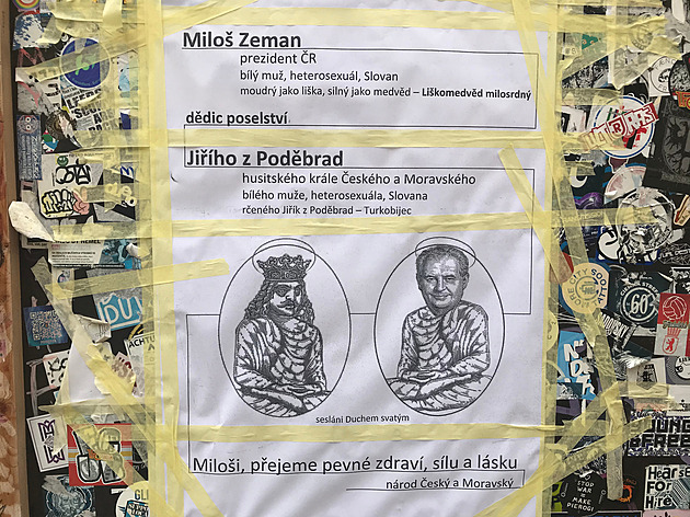 OBRAZEM: Miloš Zeman očima pouličních umělců. Bývalou hlavu státu ve svých graffiti či kolážích nešetřili