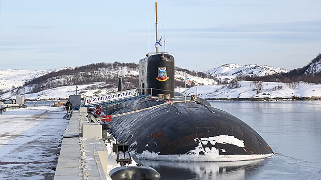 Ruská ponorka Jurij Dolgorukij
