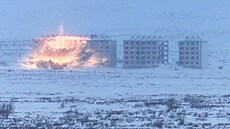 Ruská zkouška hypersonické střely Kinžal.