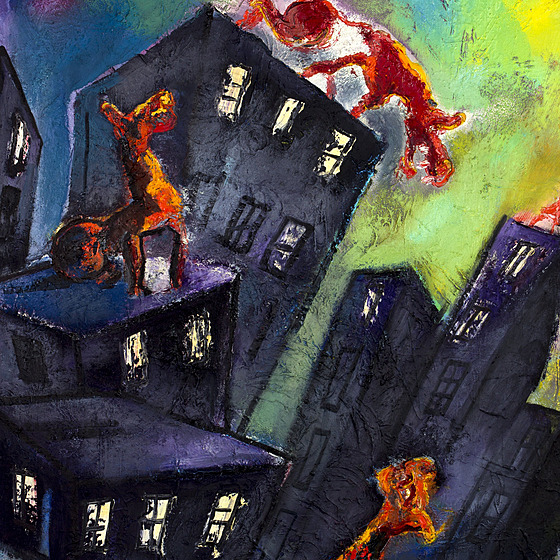 Krysa�, triptych, olej na plátn�, 2016