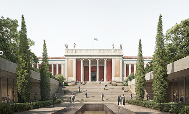 Nové splyne se starým. Britský architekt rozšíří Národní archeologické muzeum v Athénách
