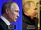 Ruský prezident Vladimir Putin tikrát jinak.