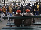 Protesty v Paříži