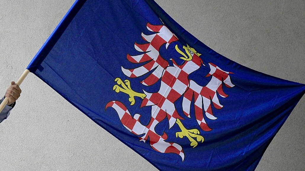 Zemská vlajka Moravy.