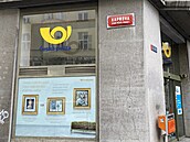 Poboka eské poty v Kaprov ulici.