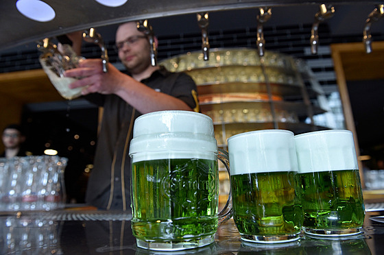 Zelené pivo Starobrno