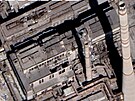 Mariupol na Google Maps: stopy bombardování jsou i v ocelárnách Azovstal.