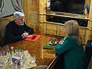 Petr Pavel a Zuzana �aputová ve vlaku na cest� do Kyjeva