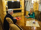 Petr Pavel a Zuzana �aputová ve vlaku na cest� do Kyjeva
