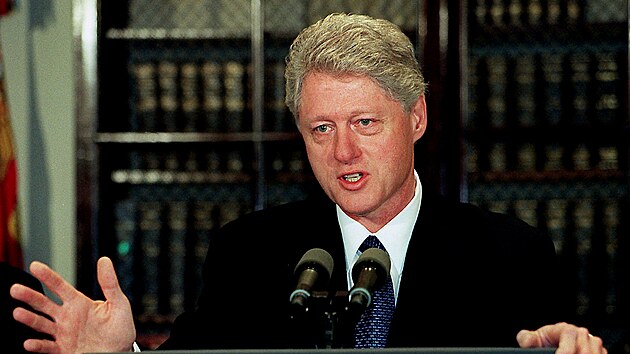 Bill Clinton v roce 2000.