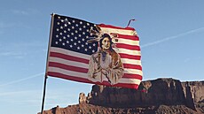 Vlajka indánského kmene Navah.