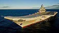 Ruská letadlová loď – Admirál Kuzněcov.