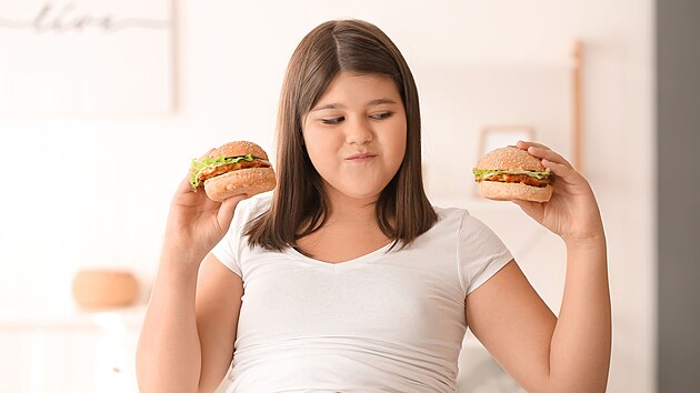 Obezita dtí je problém spolenosti - ilustraní foto.