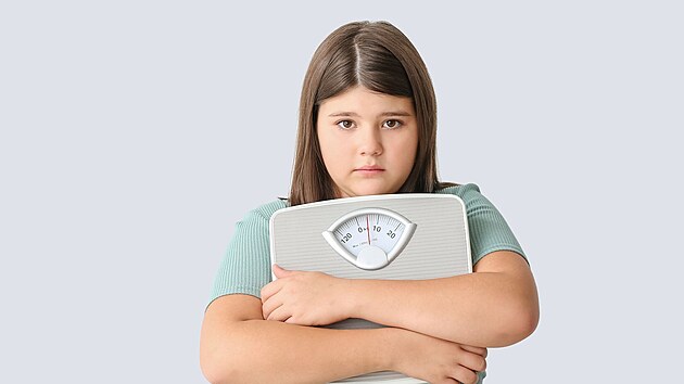 Obezita dtí je problém spolenosti - ilustraní foto.