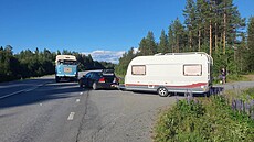 Trambusem na Nordkapp. Expediní koda 706 RTHP se v roce 2022 ocitla na...