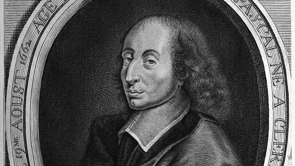 Francouzský matematik, fyzik a filozof Blaise Pascal (16231662) svým dílem...