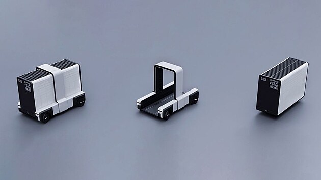 Projekt S-PLY, the autonomous supply of metropolises Autonomn zsobovn center metropol student Ateliru prmyslovho designu UMPRUM Filipa Sobola a Davida Stingla zskal 3. msto