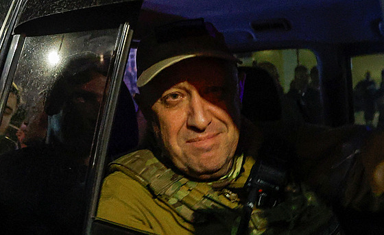 Jednotky Wagnerovy skupiny opoutní Rostov na Donu, na snímku jejich éf...