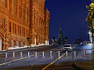 Zátarasy okolo Rudého námstí v Moskv (noc z 23. na 24. ervna 2023)